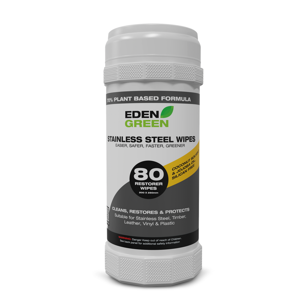Stainless Steel Wipes. Eden Green